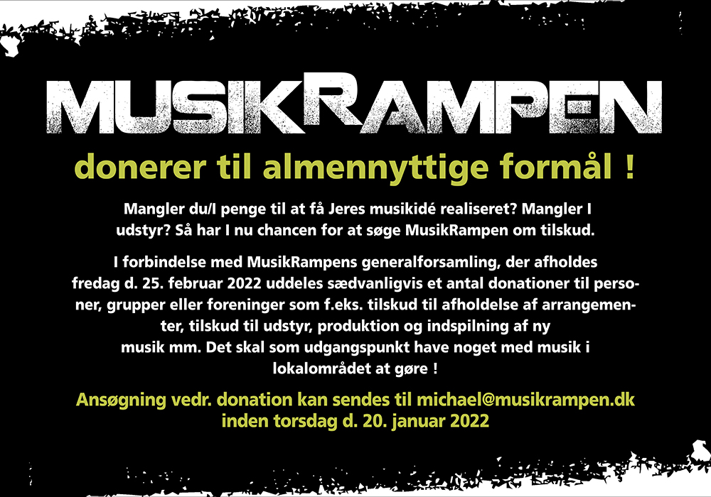 MusikRampen donerer