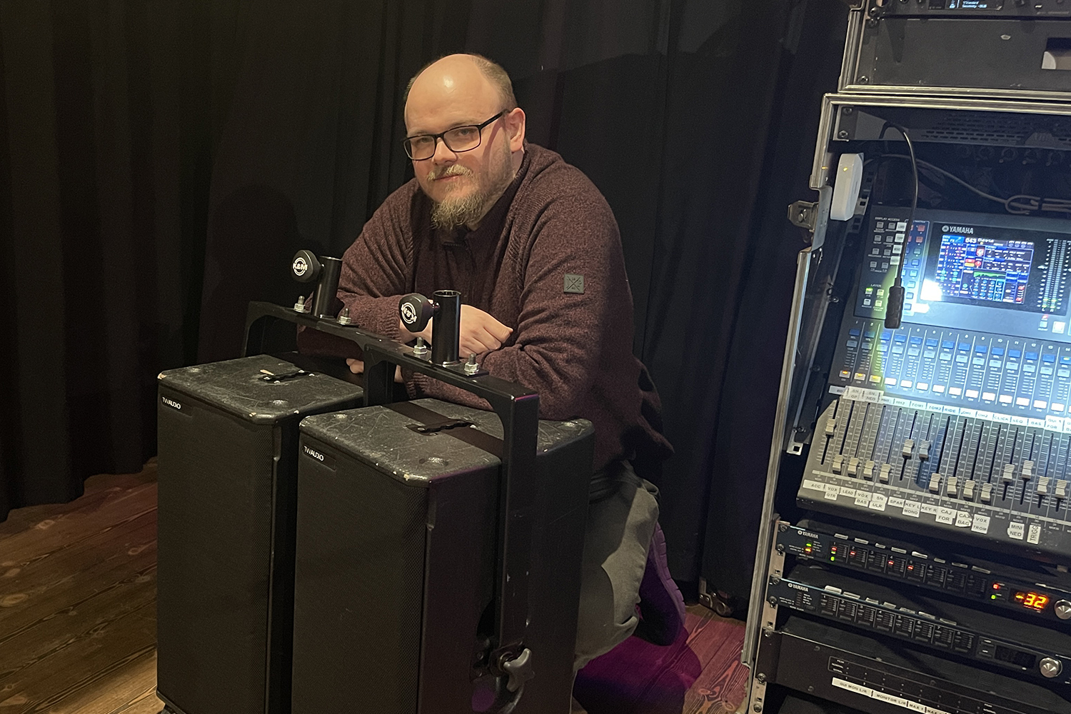 Anders Fisker med højtalere